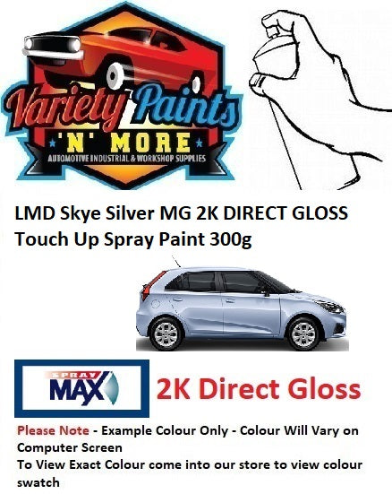 LMD Skye Silver MG 2K DIRECT GLOSS Touch Up Spray Paint 300g