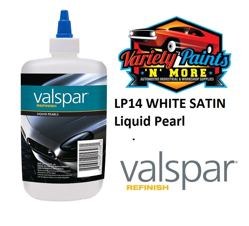 LP14 Valspar White Satin Liquid Pearl 100G