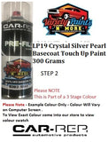 LP19 Crystal Silver Pearl Basecoat Touch Up Paint 300 Grams