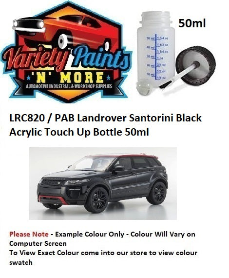 LRC820 / PAB Landrover Santorini Black Acrylic Touch Up Bottle 50ml