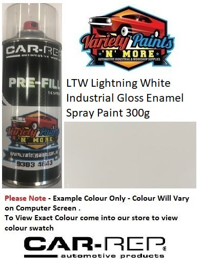 LTW Lightning White Industrial Gloss Enamel Spray Paint 300g