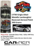 LY7W Grigio Altair Metallic Lamborghini Basecoat Aerosol Paint 300 Grams 