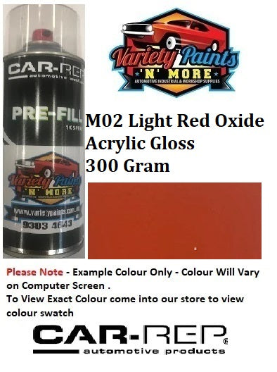 M02 Light Red Oxide Acrylic Gloss 300 Gram