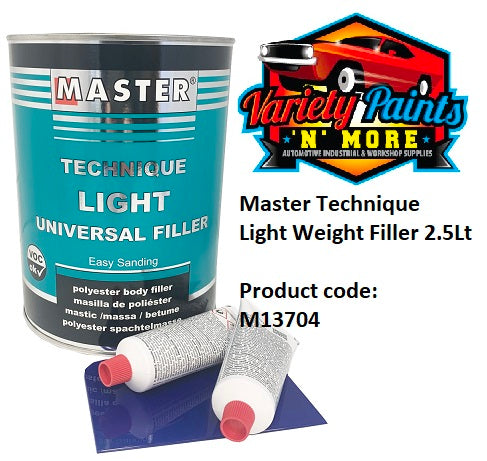 Master Technique Light Universal Body Filler 2.5 Litre