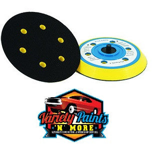 Velocity Velcro Back Up Pad 150mm 6 Hole