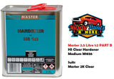 Master 2.5 Litre HS Clear Hardener Medium M1836 1:2 