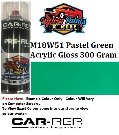 M18W51 Pastel Green Acrylic Gloss 300 Gram