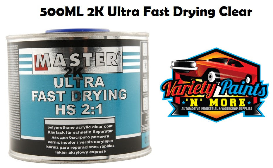 Master Ultra Fast Drying Clear Coat 500ML 2:1