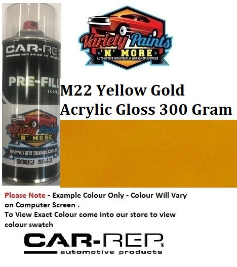 M22 Yellow Gold Acrylic Gloss 300 Gram