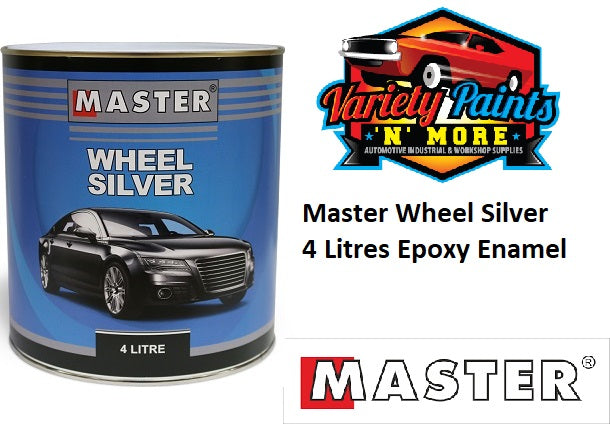 Master Wheel Silver Epoxy Enamel 4 Litre