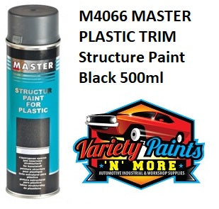 Master Plastic Trim Structure Paint 500ml - Fine