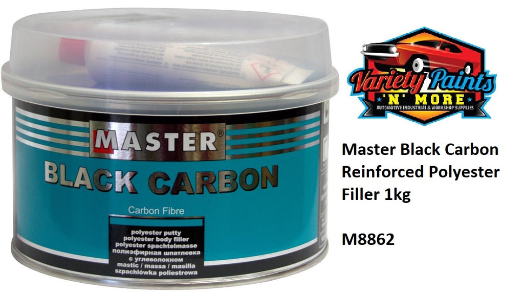 Master Black Carbon Reinforced Polyester Filler 1kg