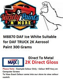M8870 DAF Ice White Suitable for DAF TRUCK 2K Aerosol Paint 300 Grams