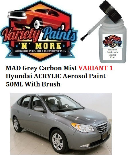 MAD Grey Carbon Mist VARIANT 1 Hyundai ACRYLIC Touch Up Bottle 50ML