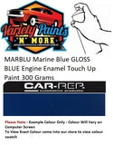 MARBLU Marine Blue GLOSS BLUE Engine Enamel Touch Up Paint 300 Grams 