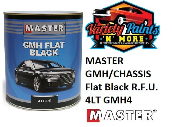 MASTER GMH/CHASSIS  Flat Black R.F.U. 4LT GMH4 ACRYLIC