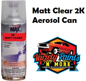 Debeers 80/20 Matt Clear Coat Aerosol Spray 2K 300ML
