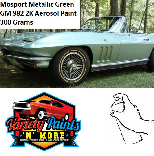 G1858 Mosport Metallic Green 2K Aerosol Paint 300 Grams