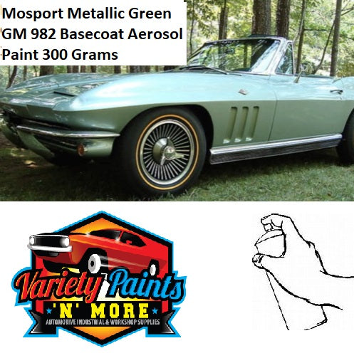 G1858 Mosport Metallic Green Basecoat Aerosol Paint 300 Grams