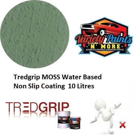 Tredgrip MOSS Water Based Non Slip Coating  10 Litres