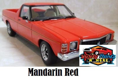 1F072/15953 Mandarin Red Acrylic 1974-1975 Holden Touch Up Bottle 50ml