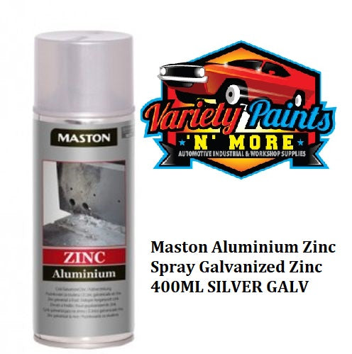 Maston Aluminium Zinc Spray Galvanized Zinc 400ML SILVER GALV