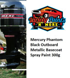 Mercury Phantom Black Outboard Metallic Basecoat Spray Paint 300g