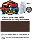 Mission Brown Satin 13589 Powdercoat Touch Up Bottle 50ml