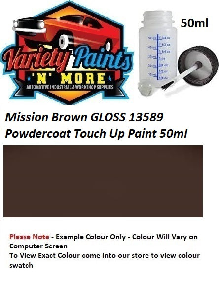 Mission Brown GLOSS 13589 Powdercoat Touch Up Paint 50ml