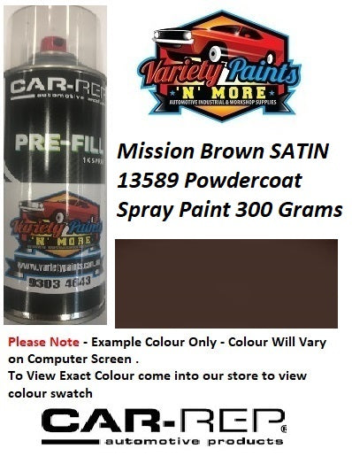 Mission Brown SATIN 13589 Powdercoat Spray Paint 300 Grams 