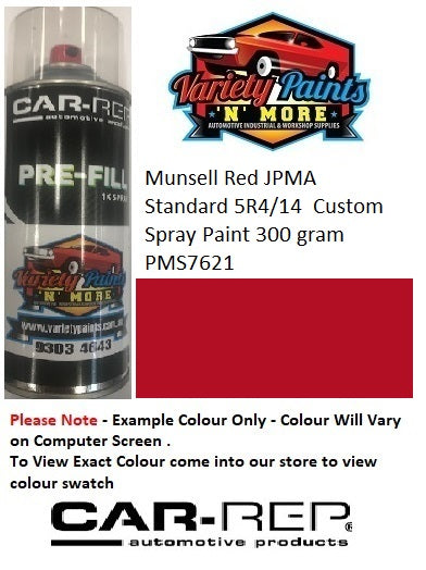 Munsell Red JPMA Standard 5R4/14  Custom Spray Paint 300 gram PMS7621