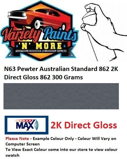 N63 Pewter Australian Standard 862 2K Direct Gloss 300 Grams