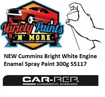 NEW Cummins Bright White Gloss Engine Enamel Spray Paint 300g S5117