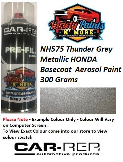 NH575 Thunder Grey Metallic HONDA Basecoat  Aerosol Paint 300 Grams