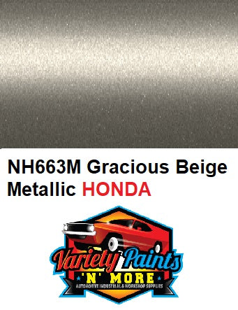 NH663M Gracious Beige/Satellite Silver HONDA Basecoat  Aerosol Paint 300 Grams