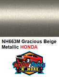 Variety Paints NH663M Gracious Beige/Satellite Silver HONDA Acrylic Aerosol Paint 300 Grams 