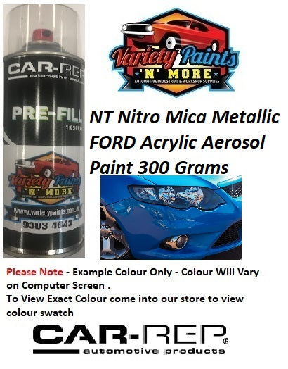 NT Nitro Mica Metallic FORD Acrylic Aerosol Paint 300 Grams