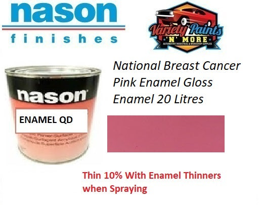 National Breast Cancer Pink Enamel Gloss Enamel 20 Litres