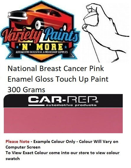 National Breast Cancer Pink Enamel Gloss Touch Up Paint 300 Grams
