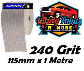 SMIRDEX 1 Metre Length NoFil 115mm x 240Grit Sandpaper