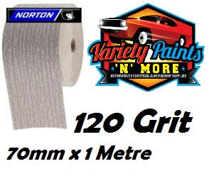 SMIRDEX 1 Metre Length NoFil 70mm x 120 Grit Speedfile Sandpaper