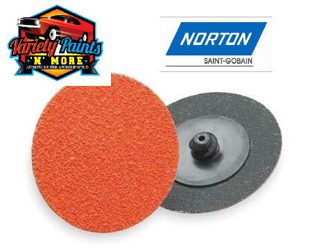 Norton 75mm x 36 Grit Orange Roloc Disc SINGLE