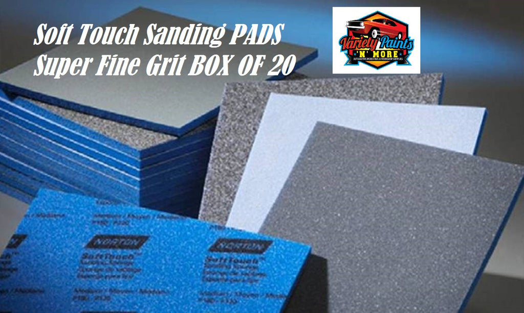 Norton Soft Touch Sanding Sponge Super Fine 600-500 Box of 20 03076