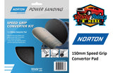 Norton Speed Grip Convertor Pad 150mm 