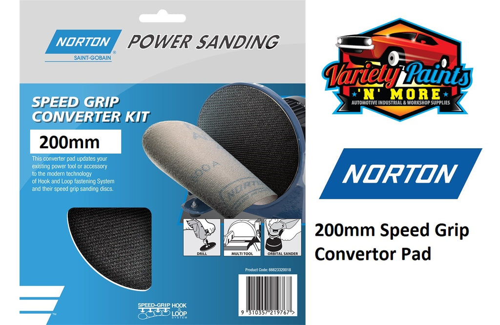 Norton Speed Grip Convertor Pad 178mm AM339725