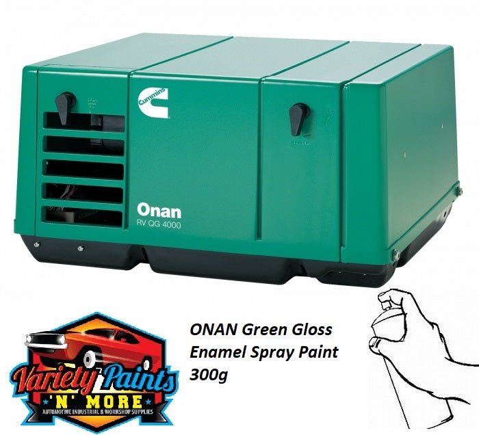 ONAN Green Gloss Enamel Spray Paint 300g 1IS 83A