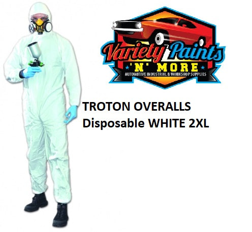 TROTON WHITE Disposable Overall 2XL