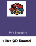 P14 Blueberry 1 Litre Quick Dry Enamel Paint Aus Std
