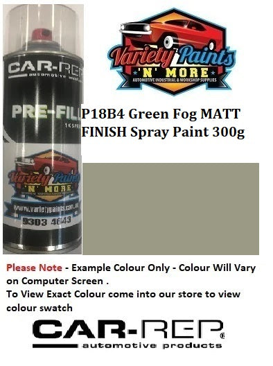 P18B4 Green Fog MATT FINISH Spray Paint 300g (18S5734)