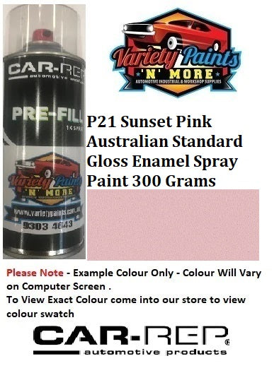 P21 Sunset Pink Australian Standard Gloss Enamel Spray Paint 300 Grams 1IS 22A